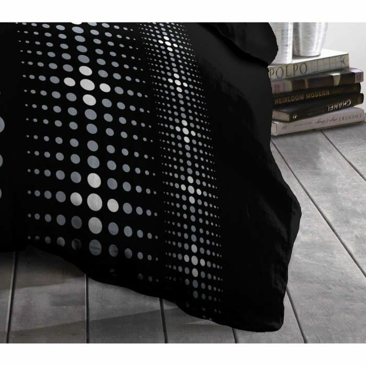 Set di copripiumino HOME LINGE PASSION Nero 240 x 260 cm